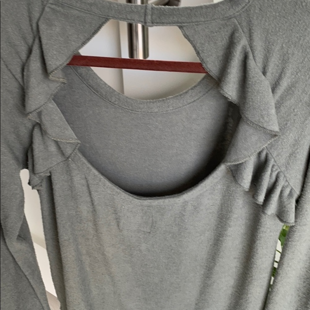 Chaser Ruffle Cutout Back Top - Picture 2 of 5
